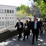 Mireille FAUGERE visite le nouveau bâtiment de l'hôpital Tenon