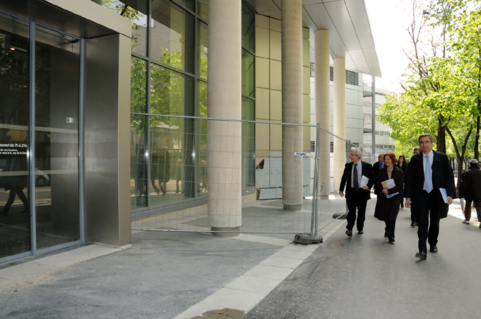 Mireille FAUGERE visite le nouveau bâtiment de l’hôpital Tenon