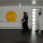 19 avril 2012 visite de Mireille FAUGERE du nouveau bâtiment de l'hôpital Tenon