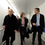 19 avril 2012 visite de Mireille FAUGERE du nouveau bâtiment de l'hôpital Tenon