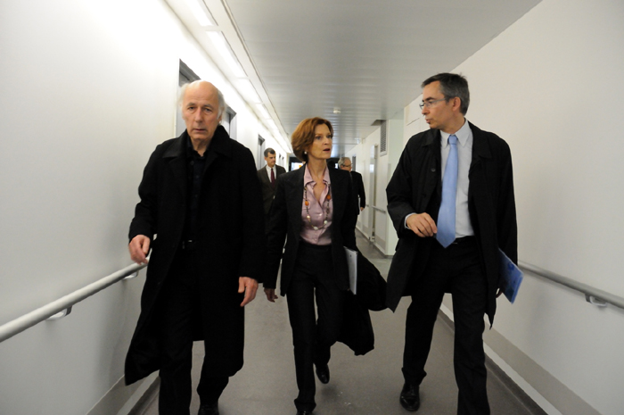 19 avril 2012  visite de Mireille FAUGERE du nouveau bâtiment de l&rsquo;hôpital Tenon