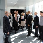 Mireille FAUGERE visite le nouveau bâtiment de l'hôpital Tenon