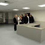 Mireille FAUGERE visite le nouveau bâtiment de l'hôpital Tenon