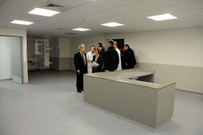 Mireille FAUGERE visite le nouveau bâtiment de l’hôpital Tenon