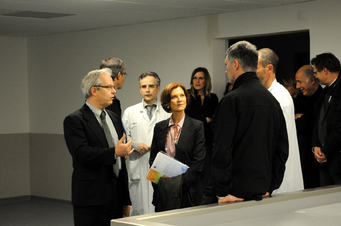 Mireille FAUGERE visite le nouveau bâtiment de l’hôpital Tenon