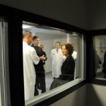 Mireille FAUGERE visite le nouveau bâtiment de l'hôpital Tenon