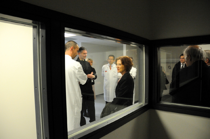 Mireille FAUGERE visite le nouveau bâtiment de l’hôpital Tenon