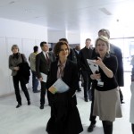 Mireille FAUGERE visite le nouveau bâtiment de l'hôpital Tenon