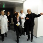 Mireille FAUGERE visite le nouveau bâtiment de l'hôpital Tenon