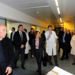 Mireille FAUGERE visite le nouveau bâtiment de l'hôpital Tenon