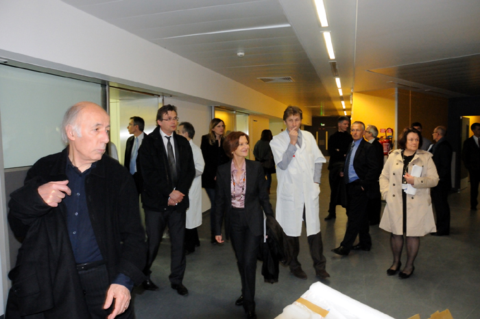 Mireille FAUGERE visite le nouveau bâtiment de l’hôpital Tenon