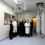 Mireille FAUGERE visite le nouveau bâtiment de l'hôpital Tenon