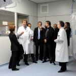 Mireille FAUGERE visite le nouveau bâtiment de l'hôpital Tenon
