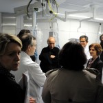 Mireille FAUGERE visite le nouveau bâtiment de l'hôpital Tenon