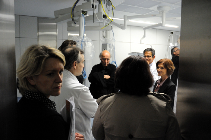 Mireille FAUGERE visite le nouveau bâtiment de l’hôpital Tenon