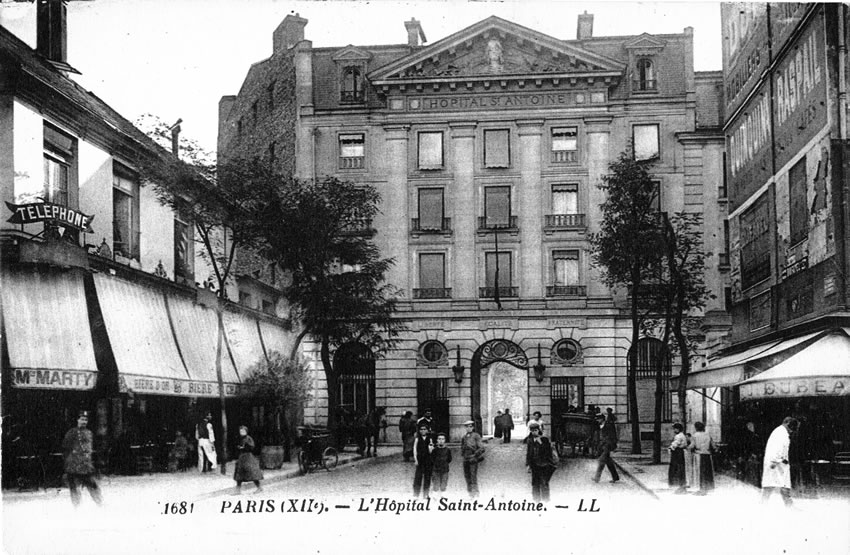 Historique du service de réanimation médicale de SaintAntoine