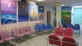Salle d'attente service radiothérapie hôpital Tenon